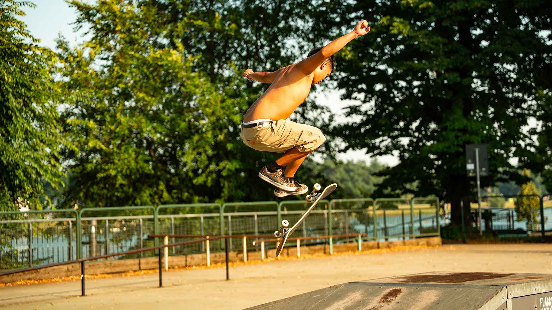 skate all'idroscalo