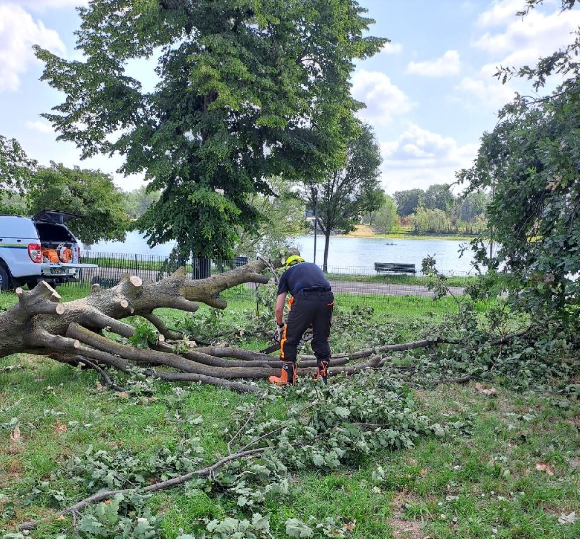 CONTINUANO I LAVORI AL PARCO IDROSCALO